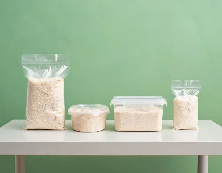 Indoor cultivation kit formats on comparison bench